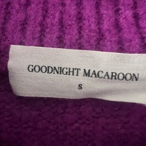 Goodnight macaroon hot pink sweater